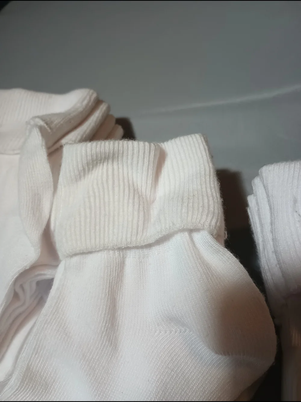 Wonder Nation Girls' Turn Cuff White Socks (2)